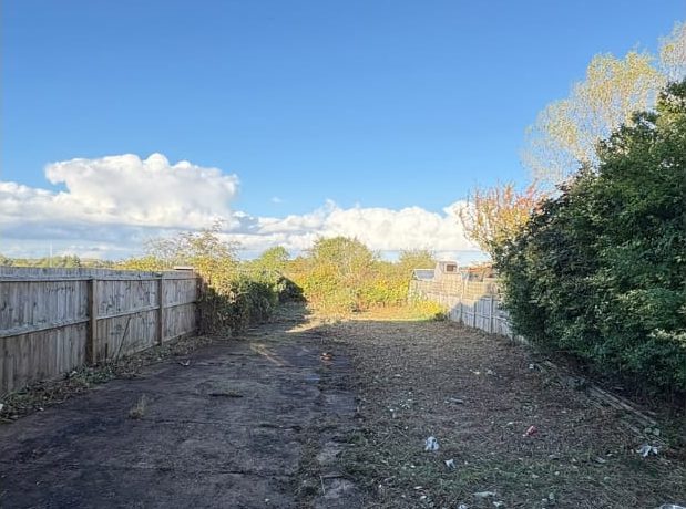 The same garden after clearance